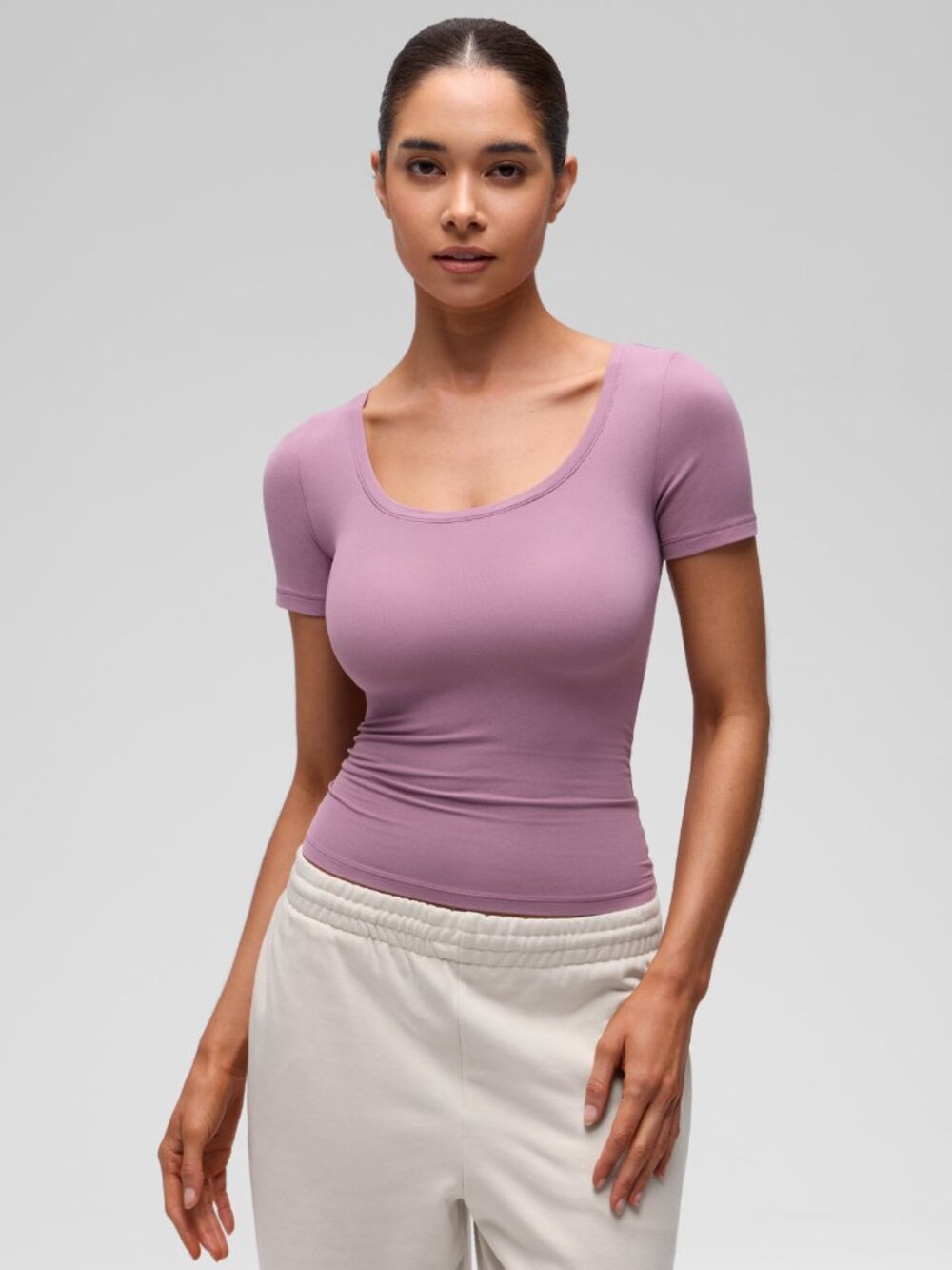 Softembrace U Neck Tight Fit Short Sleeve